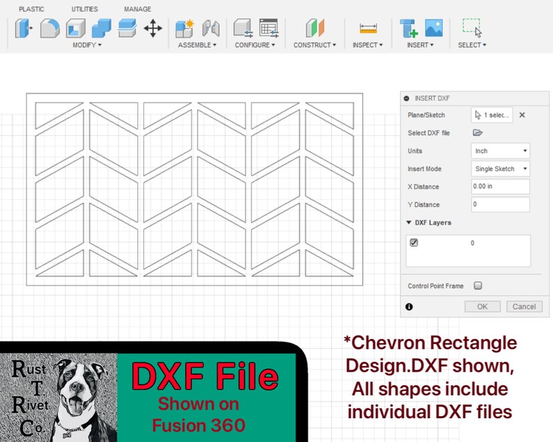 Chevron Shape Design Set - SVG STL DXF (2D/3D) (digital Files) - Etsy