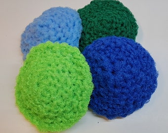 Pot Scrubbers, Double Layer Nylon Scrubbie, Kitchen Essentials, Dish Scrubber,  Pot Scrubber, Kitchen Scrubber, Bathroom Scrubbers