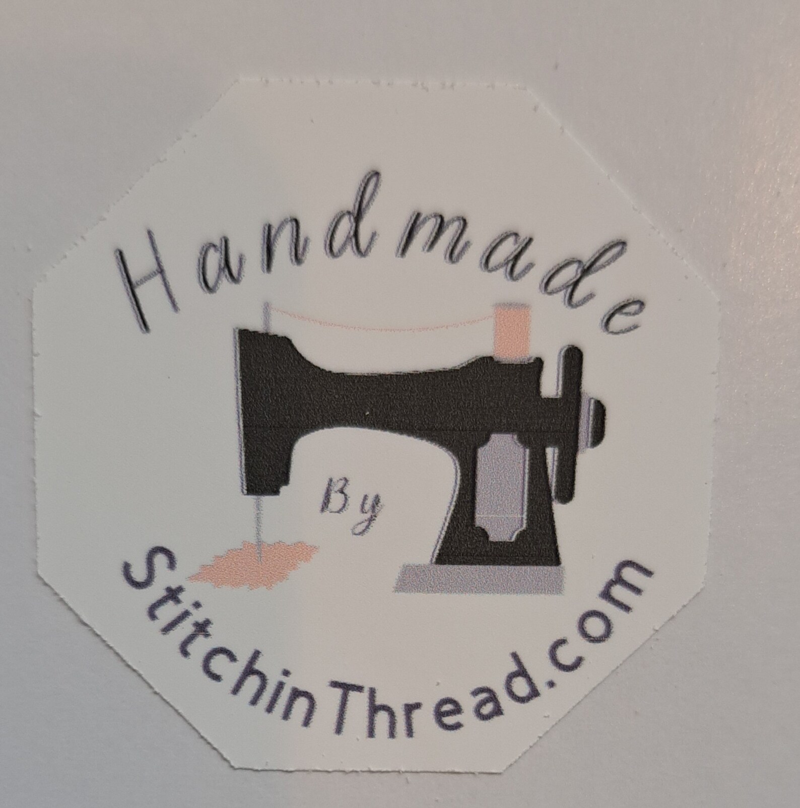 Custom Made Sticker Labels Sewing Machine Business Stickers Etsy