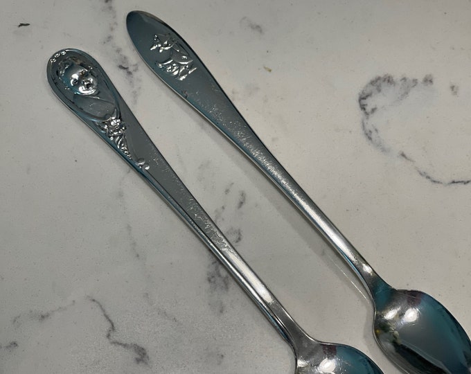 Vintage Gerber Baby Spoons Etsy