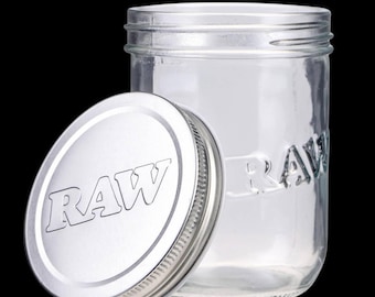 Raw Mason Jar 16oz