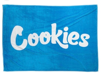 Cookies jacquard logo blanket