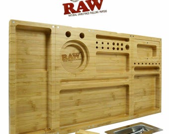 Raw Tri-flip Bamboo Tray