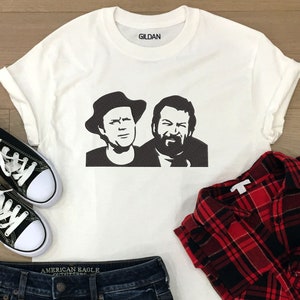 Embroidery design Bud Spencer and Terence Hill, embroidery machine files stickdatei