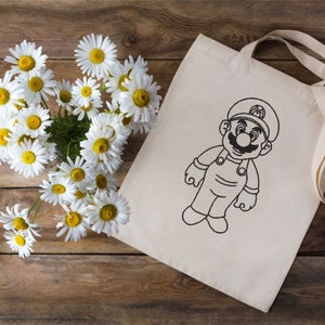 Embroidery files. Super Mario embroidery design, 2 sizes instant download stickdateien.