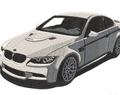 Bmw E92 M3 embroidery machine files, embroidery designs 2 sizes
