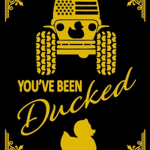 Duck duck jeep tag, printable file PNG clipart instant download, digital file 4"x3.2" ,duck duck jeep tag, jeep duck, digital file jeep.