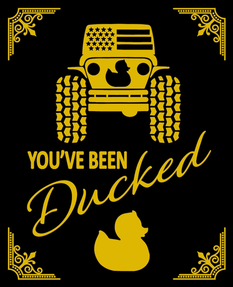 Duck duck jeep tag, printable file PNG clipart instant download, digital file 4"x3.2" ,duck duck jeep tag, jeep duck, digital file jeep.
