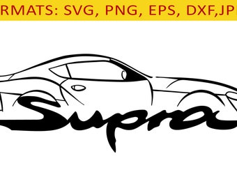 JDM Sport Car SVG PNG for Cricut, Japanese Tuner Cut File, Sport Coupe Silhouette, Car Enthusiast Sticker Design, Instant Download