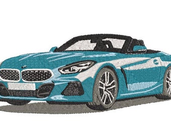 Car embroidery files  Z4 2022 realistic embroidery design