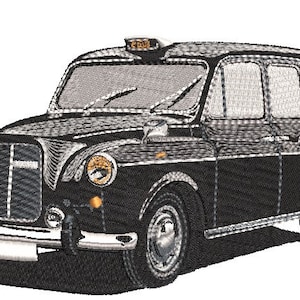 London black cab taxi embroidery file.