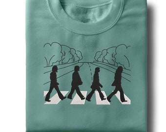 Beatles Abbey Road Embroidery File: Machine Design (Digital Download)