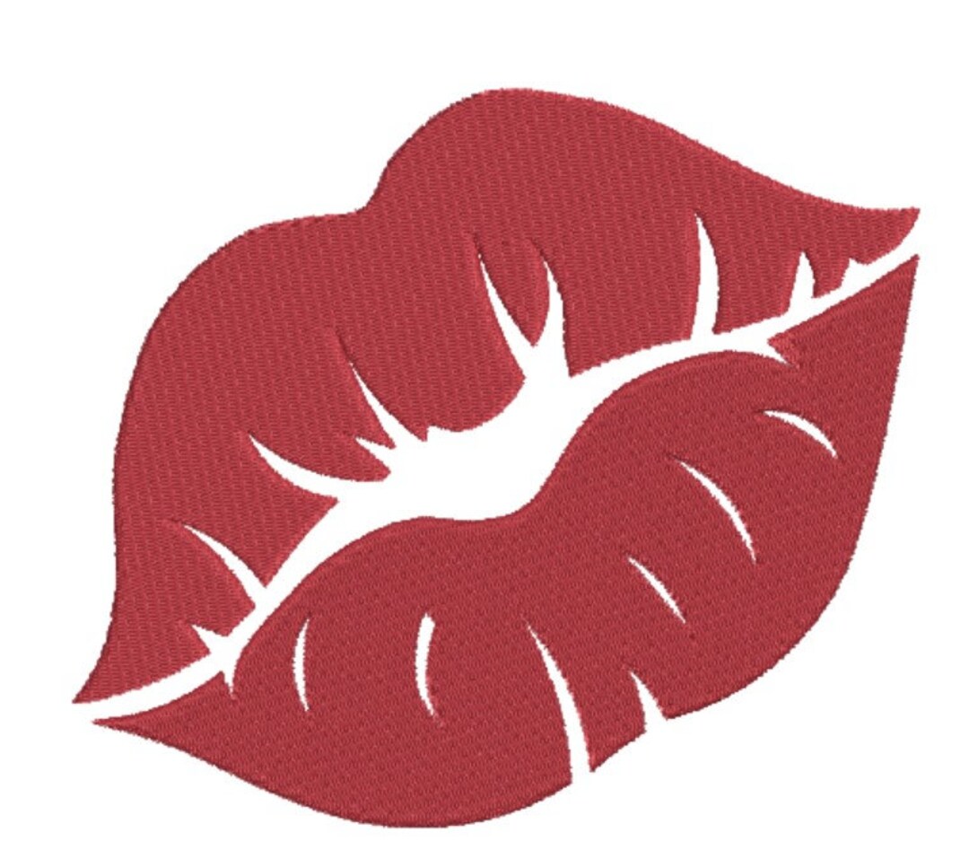 Embroidery Machine Files Sensual Lips Embroidery Designs 2 Etsy
