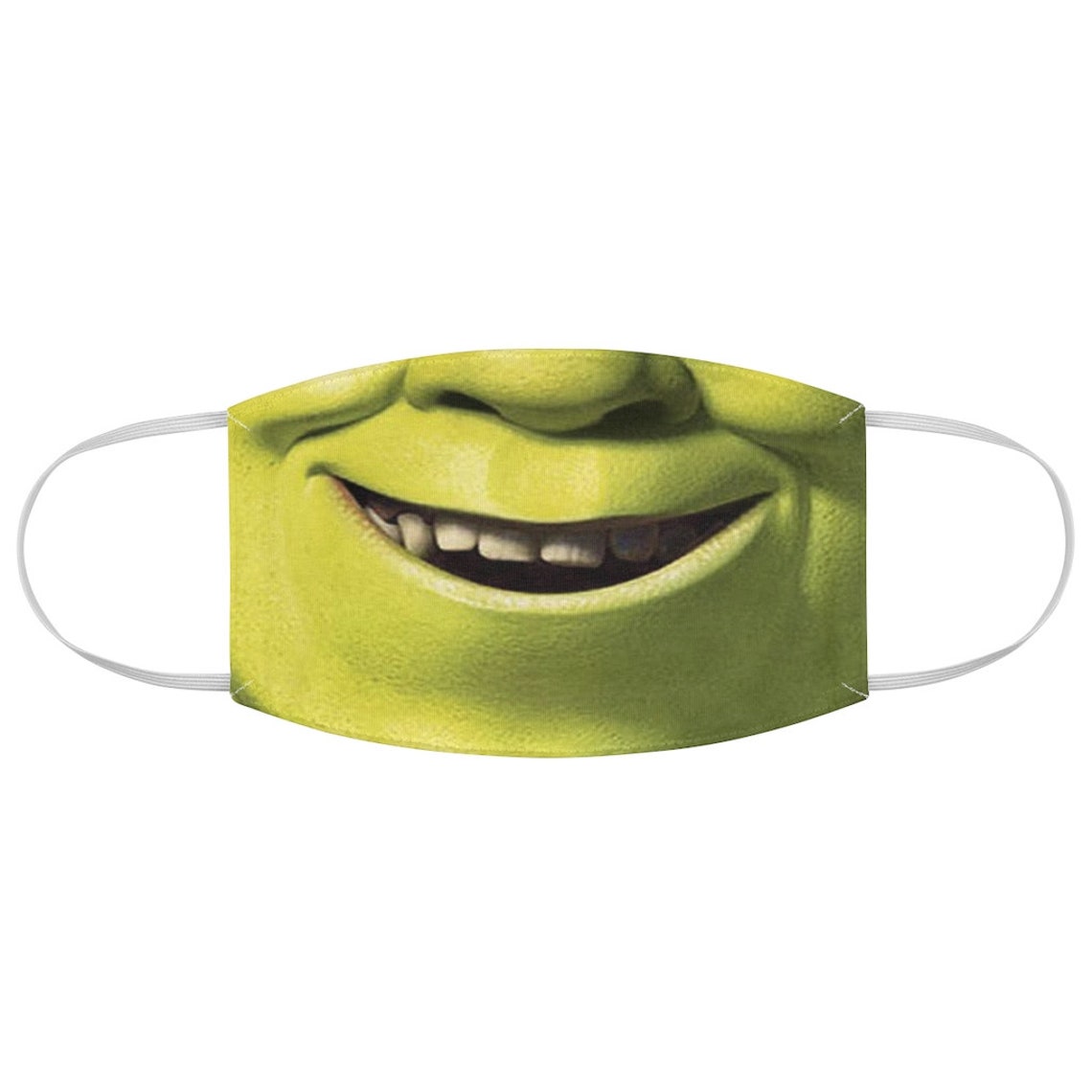 Shrek Style Fabric Face Mask Etsy