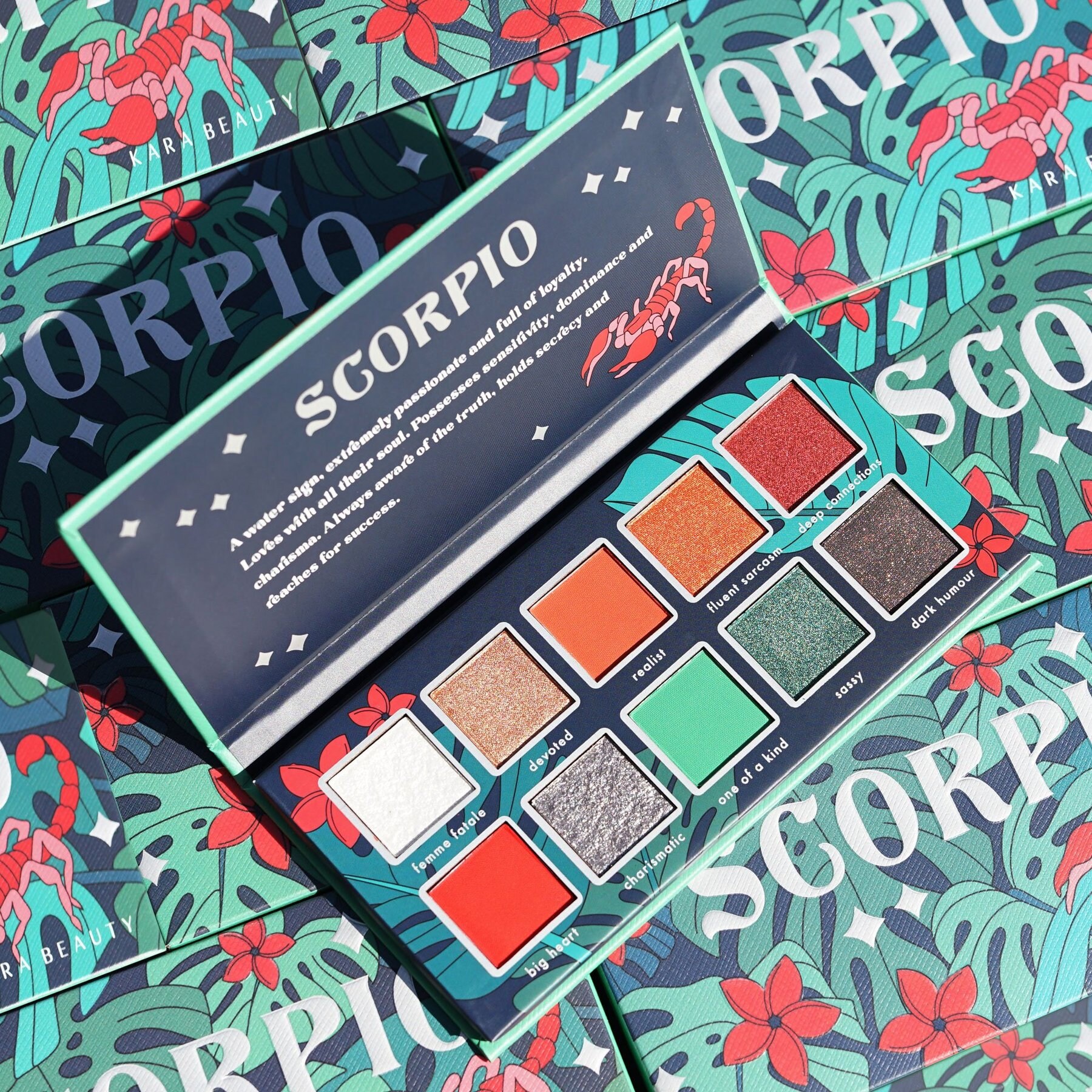 KARA Beauty Eyeshadow Palette scorpio - Etsy Israel