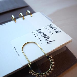 Mini Quote Cards Matte Laminated Cream Cardstock Planner Decor