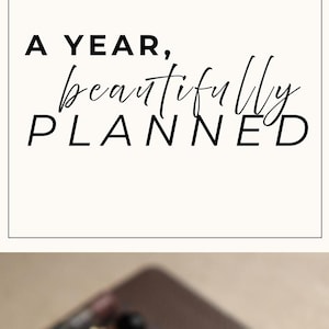 2026 Year at a Glance Dashboard Laminated Matte Vellum Pocket A7 Personal Personal slim A5 Binder Insert image 16