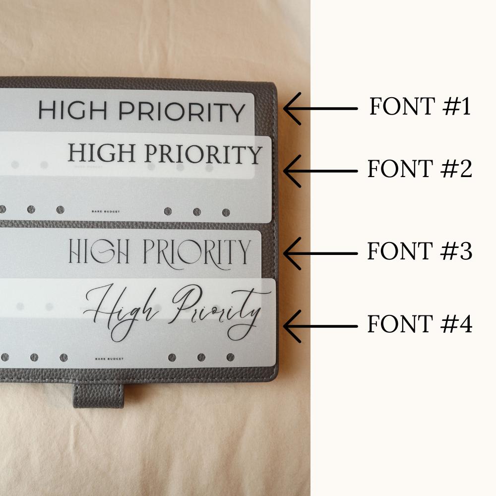 A5 Custom Planner Bookmark Tab Matte Laminated Vellum Insert A5 Binder ...