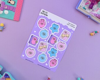 Polly Dolls E010 Bubblegum Planner Sticker Sheet