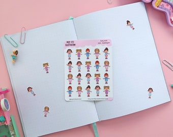 Polly Dolls - Bubblegum Planner Sticker Sheet - E010