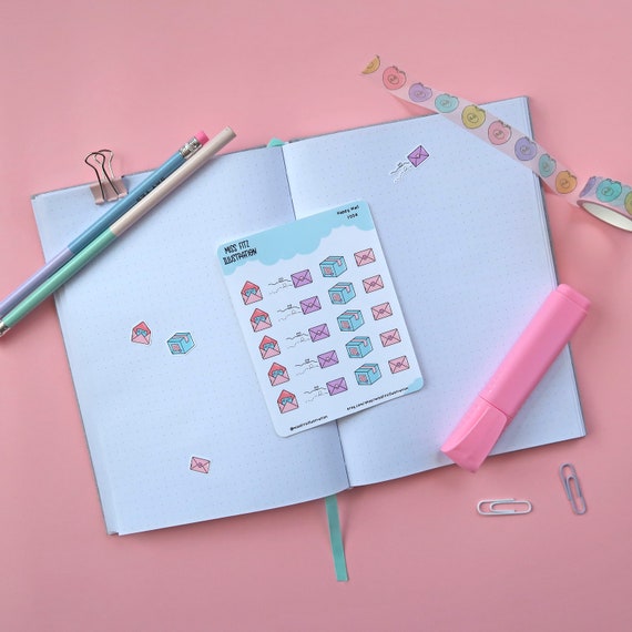 Polly Dolls E010 Bubblegum Planner Sticker Sheet