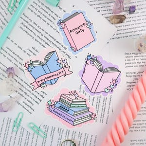 Pakiet naklejek Romance Girl Book Club - SP033