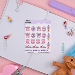 90-talets essentials - Planer stickers ark - E011