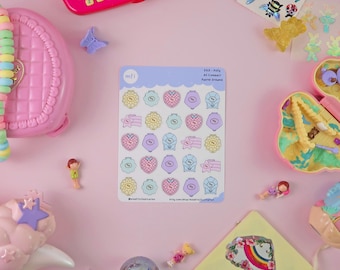 Polly All Compacts - Adesivi per planner Pastel Dreams - E013
