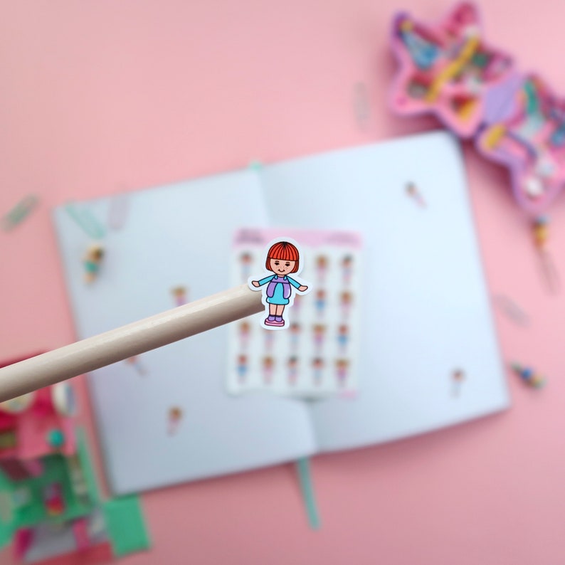 Polly Dolls E010 Bubblegum Planner Sticker Sheet