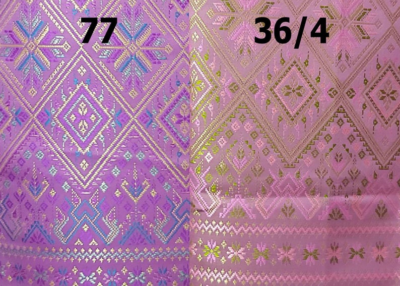 Mai Praewakalasin Thai Fabric Personalize Thai Skirt Thaidress