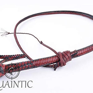 2 Ft 12 plaits Cowhide Leather, Snake Whip, Offer ( Check description)