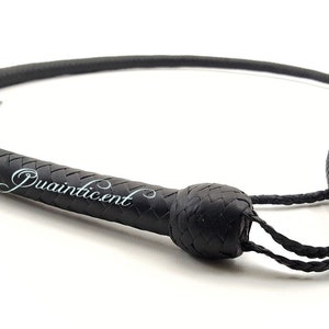 30 Inches 12 plait Cowhide, shot loaded, single tail leather whip (Check Description for Offer)
