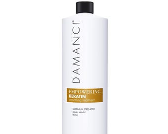Zabieg keratynowy DAMANCI Empowering Keratin Treatment, odbudowa włosów, kontrola puszenia się i objętości