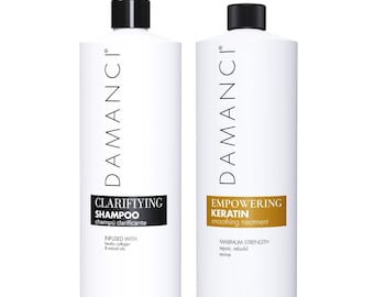 DAMANCI Keratin Recovery Kit, anti-frizz stem cell hair smoothing treatment kit