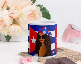 Cuba Rasta Girl mug