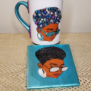 Bling Mug and Coaster Set