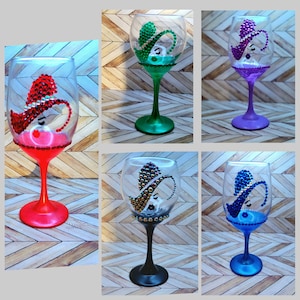 Bling Wine Glass