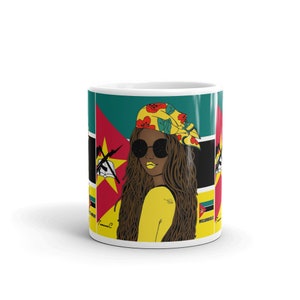 Mozambique Rasta Girl Mug
