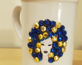 Afro Diva Bling Mug