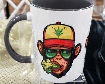 Rasta Monkey Mug