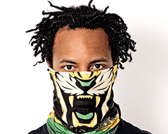 Jamaica Flag face mask