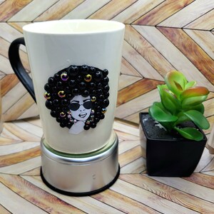 Bling Afrocentric mug