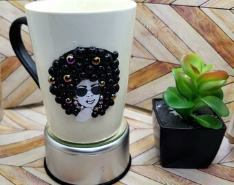 Bling Afrocentric mug