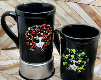 Afro Diva Bling Mug