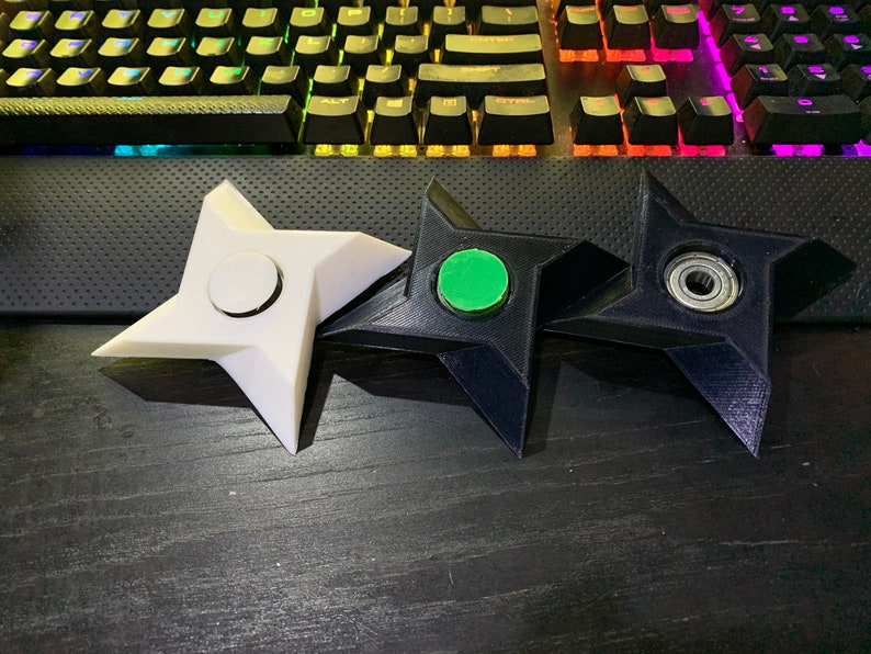 Ninja Throwing Stars Fidget Spinner Etsy