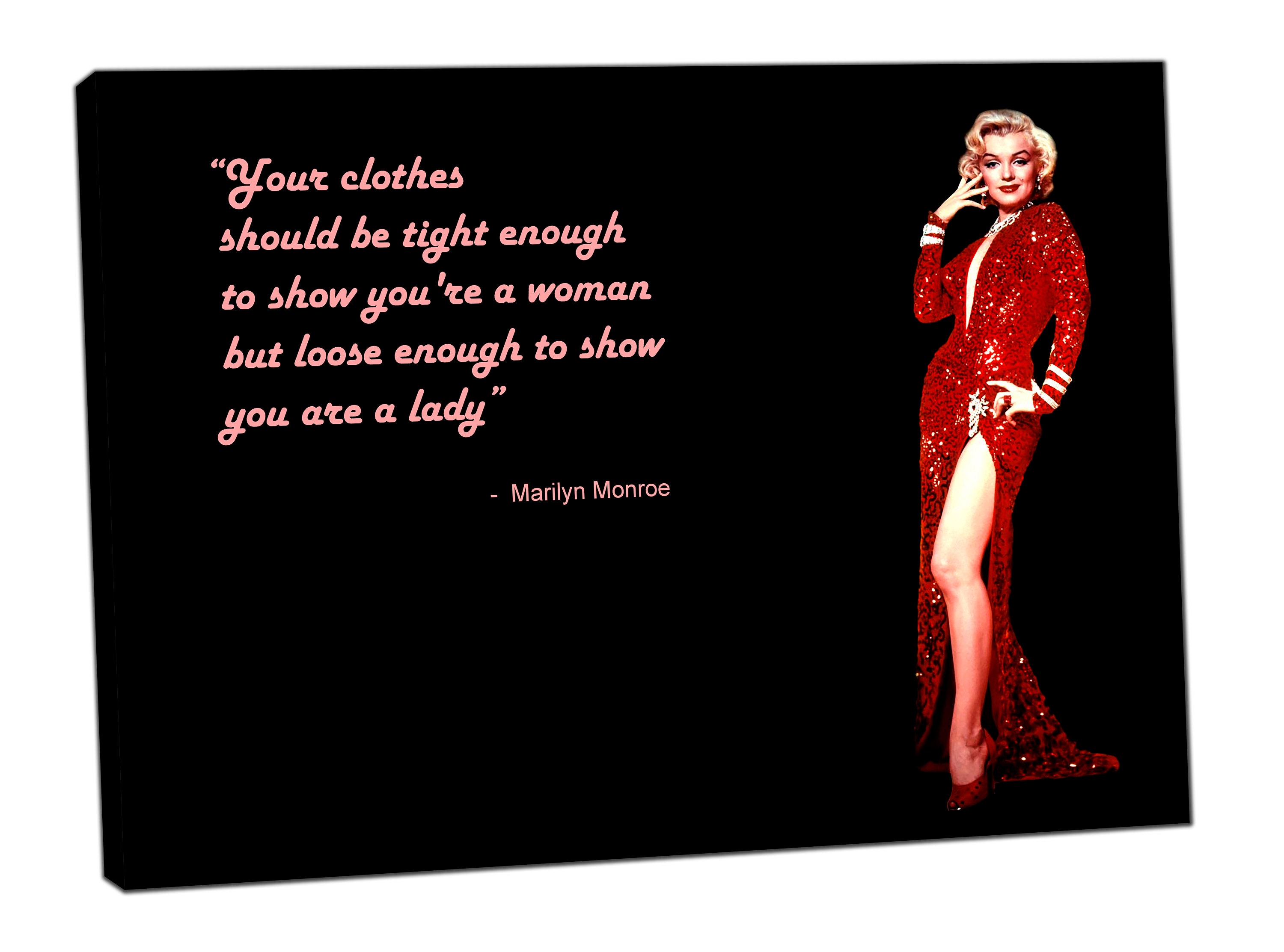 marilyn monroe red dress