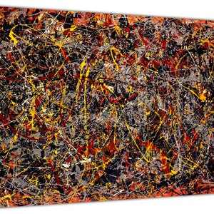 絵画 No.5 Jackson Pollock 5号, 1948, 122×244 厘米：作品描述| Arthive