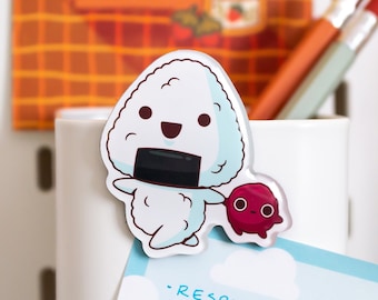 Japanese Onigiri Magnet | Cute Acrylic Charm Magnet