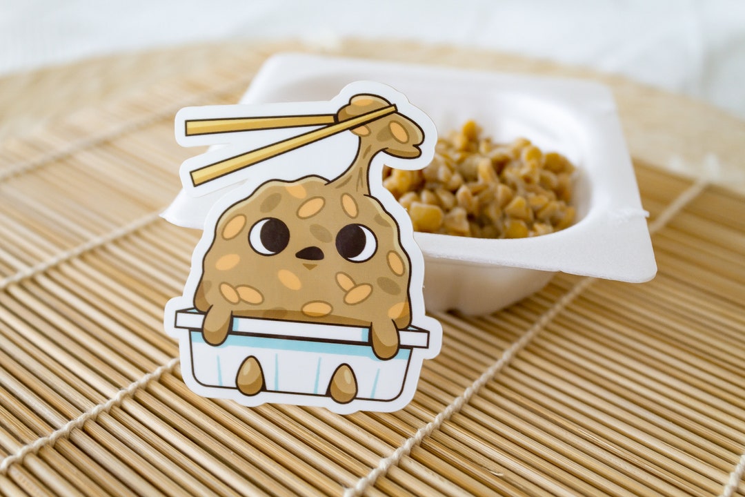 Japanese Natto Vinyl Sticker - Etsy