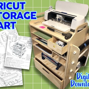 Cricut Storage Cart Plans - Digital Download